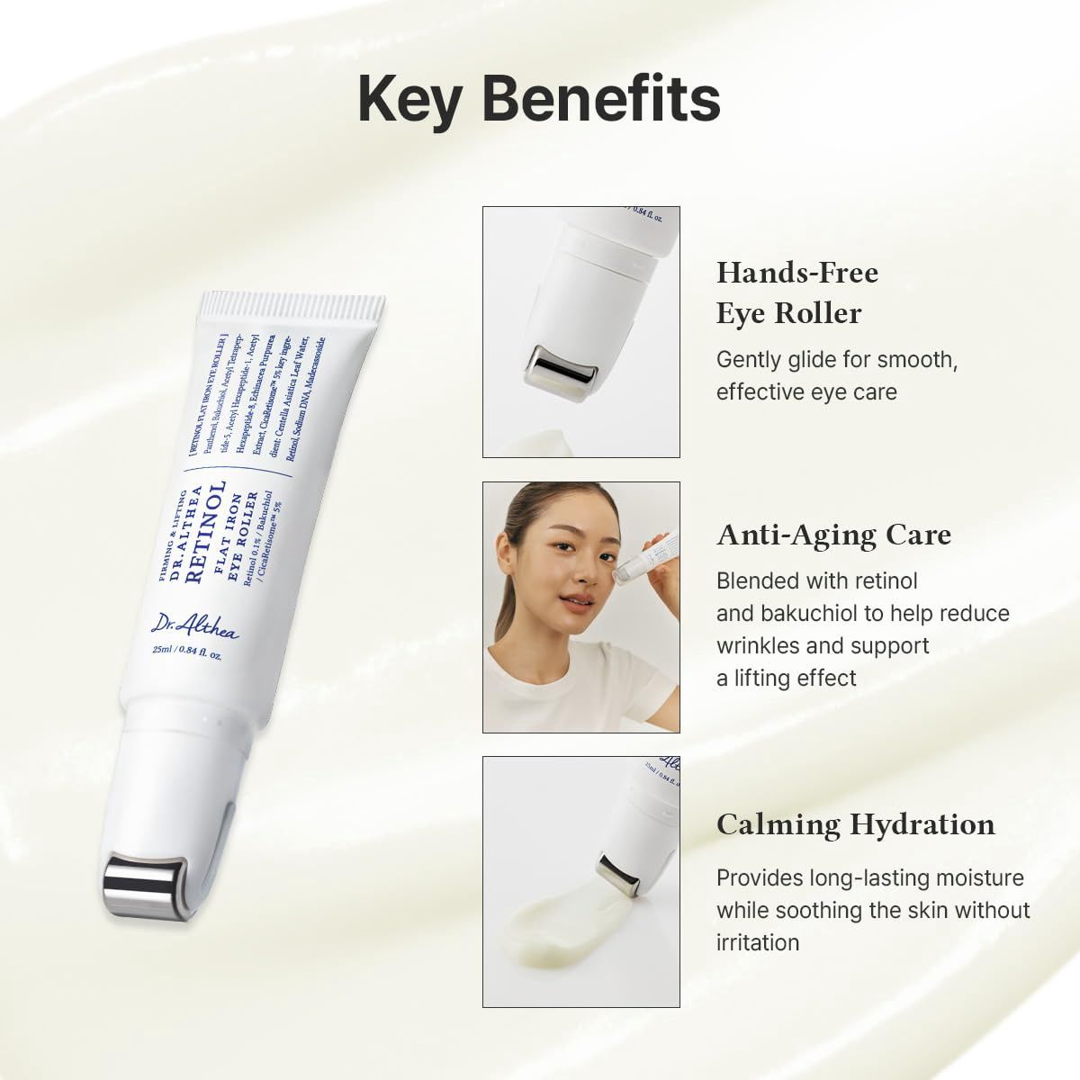 Dr. Althea Retinol Flat Iron Eye Roller 25ml