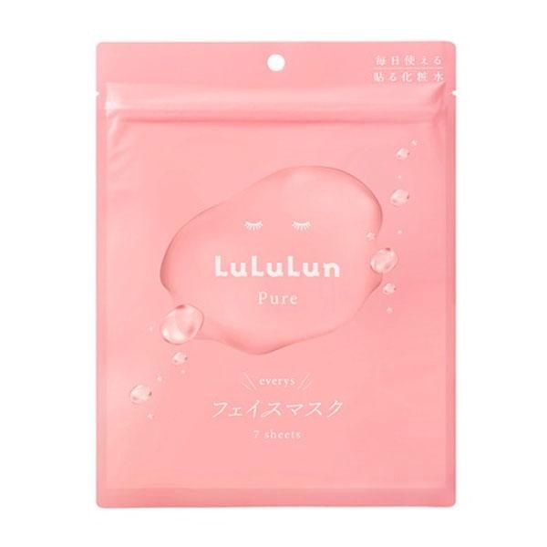 Lululun Pure Face Mask (Pink) 7 Sheets