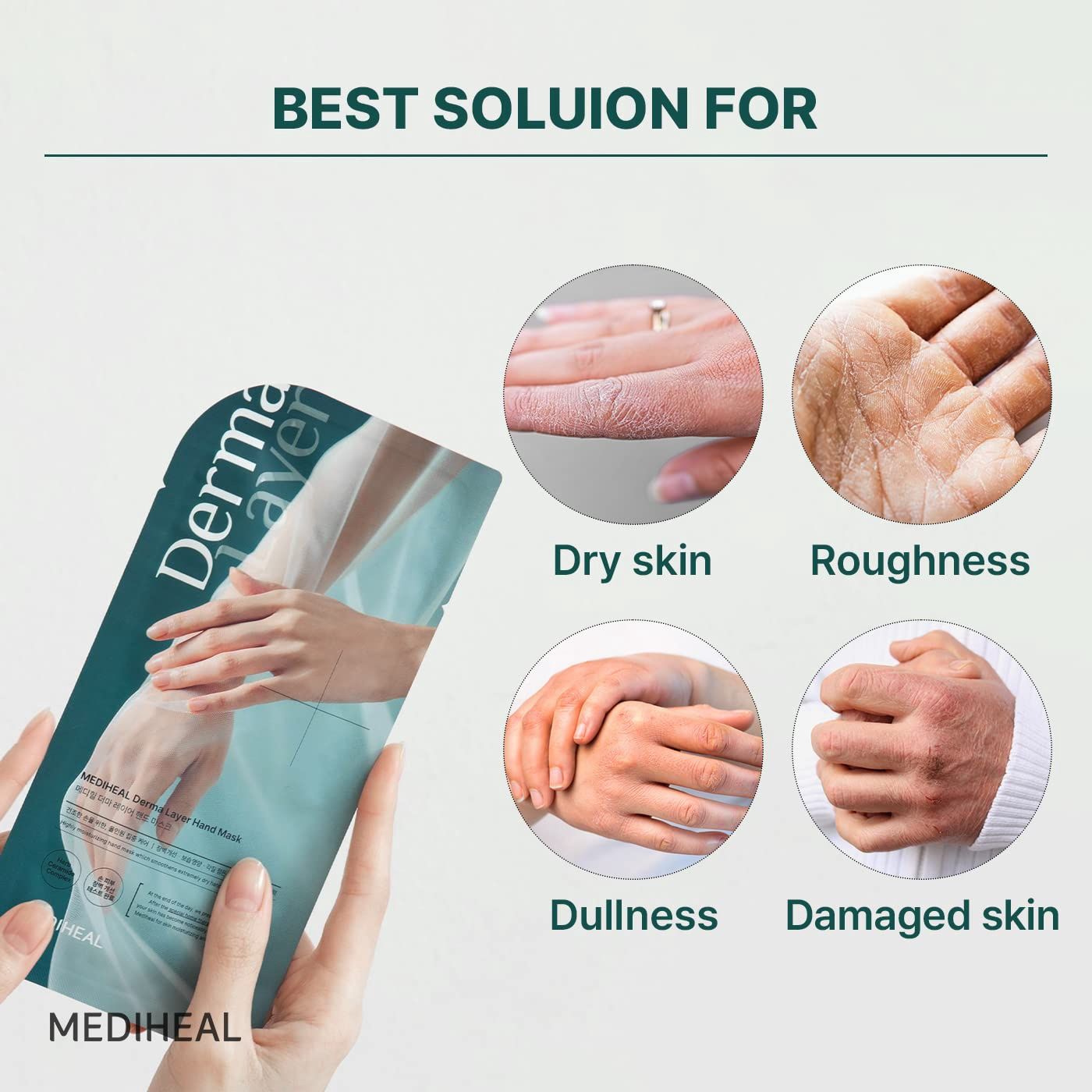 Mediheal Derma Layer Hand Mask 5pcs/Box