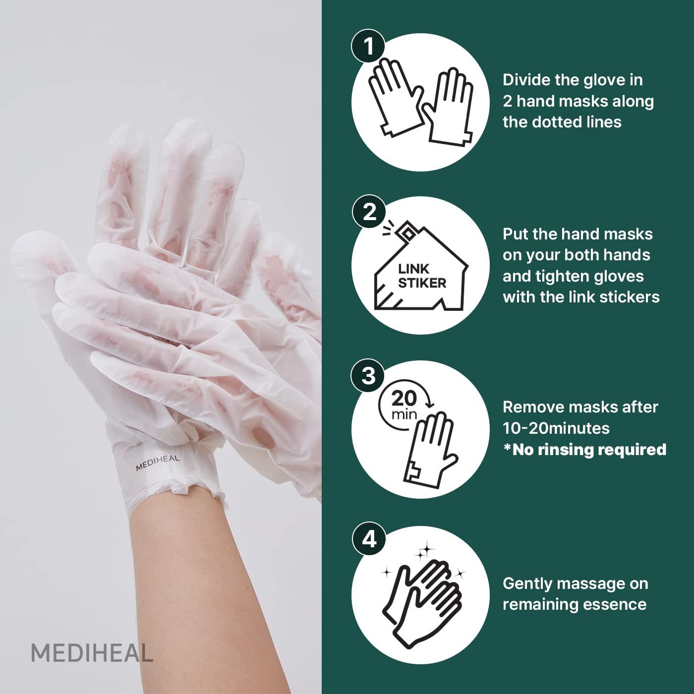 Mediheal Derma Layer Hand Mask 5pcs/Box