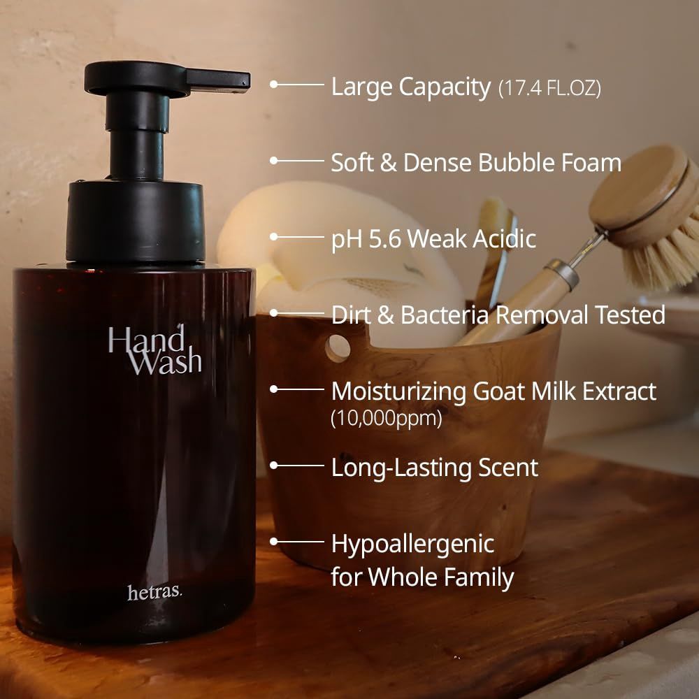 Hetras Perfumed Bubble Hand Wash - La Tulip Shower 515ml