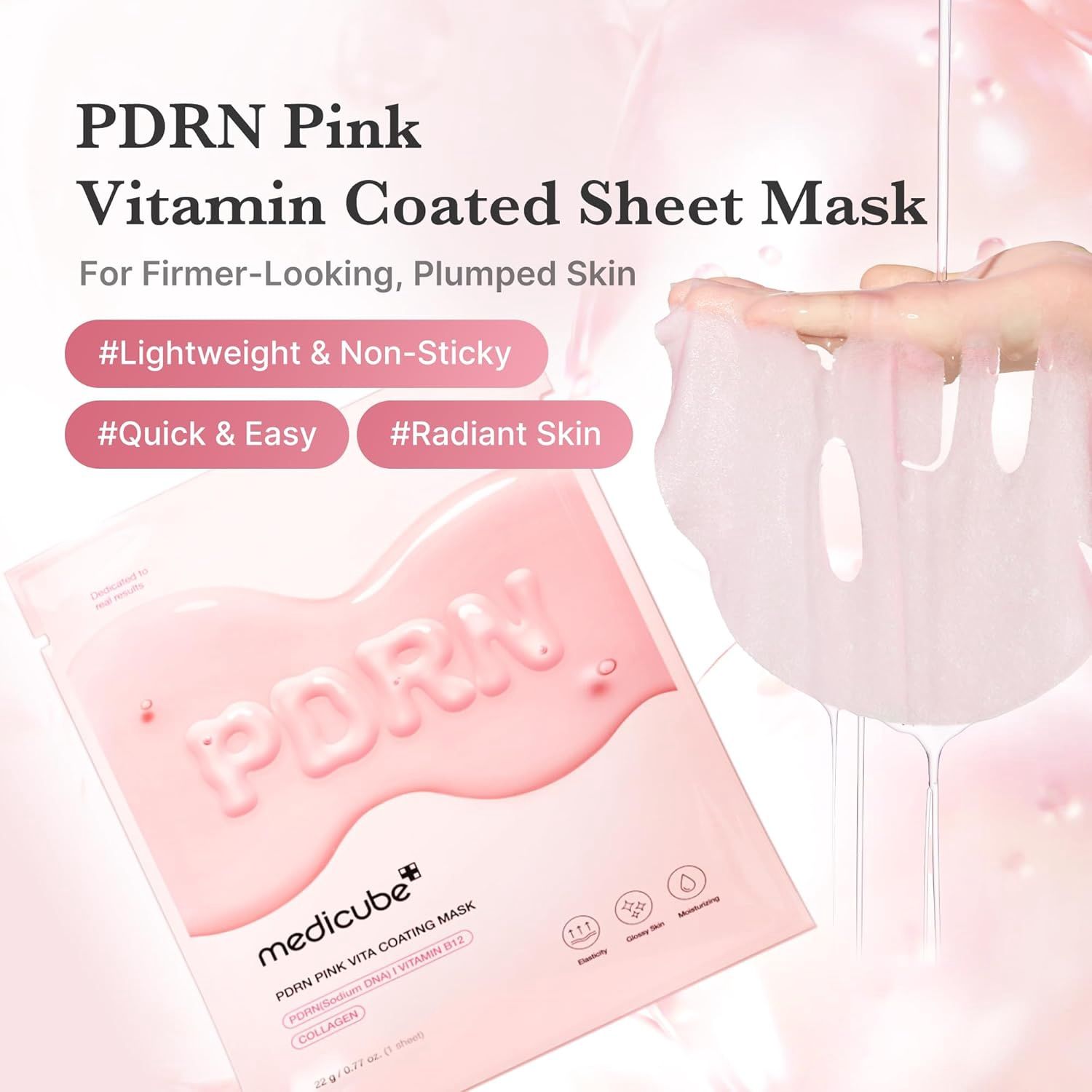 Medicube PDRN Pink Vita Coating Mask 1 Sheet