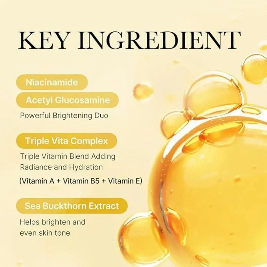 Medicube Deep Vita C Glutathione Brightening Mask 1 Sheet