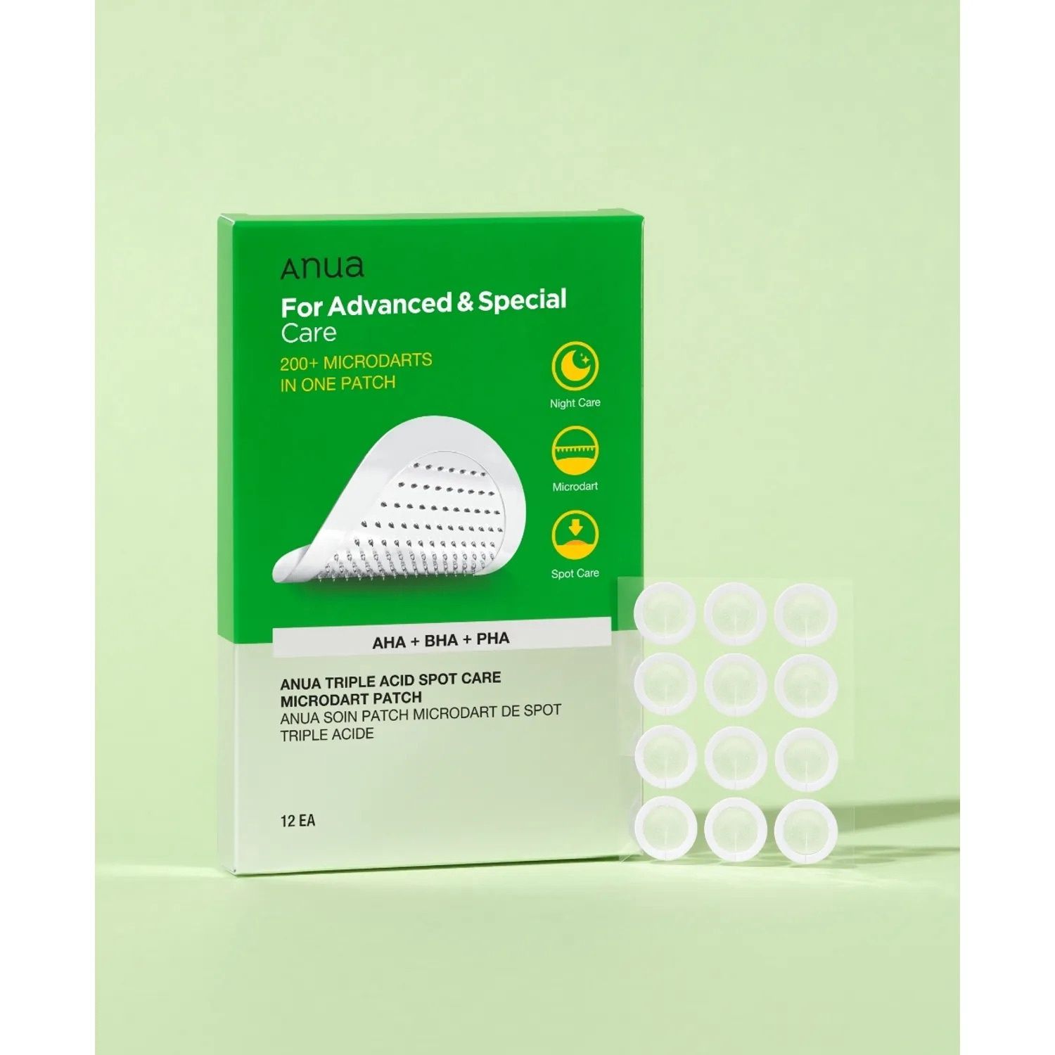 Anua Triple Acid Spot Care Microdart Patch 12P