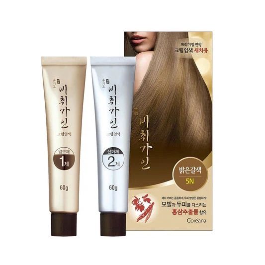 Coreana Bichigain Yoongimo Cream Hair Color - 5N Light Brown