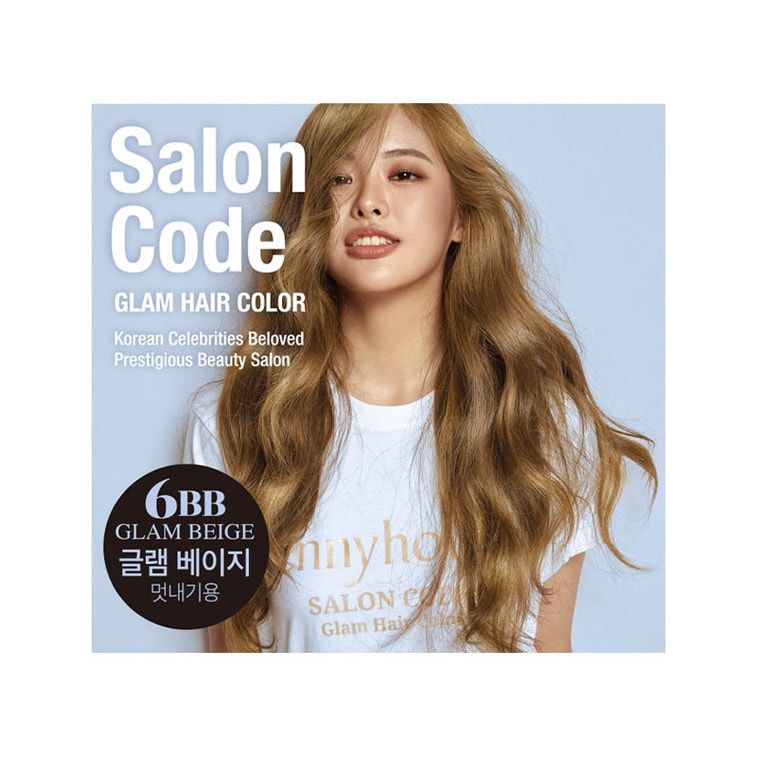Jennyhouse Salon Code Glam Hair Color 6BB Glam Beige
