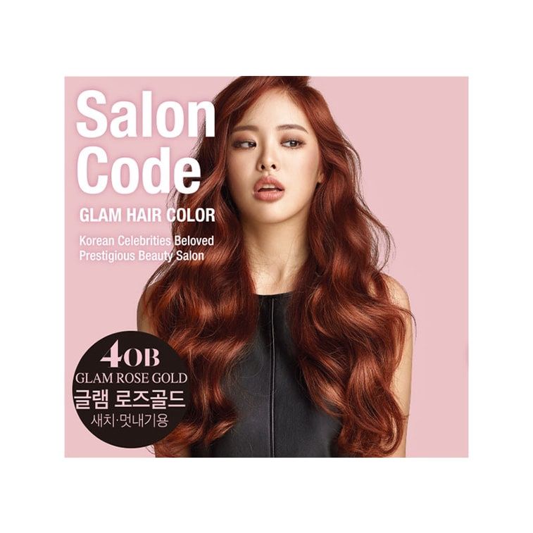 Jennyhouse Salon Code Glam Hair Color 4OB Glam Rose Gold