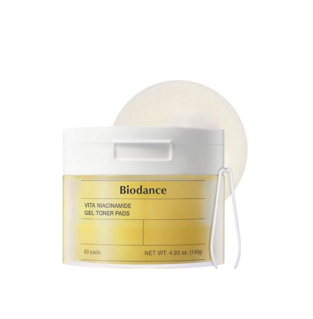 Biodance Vita Niacinamide Gel Toner Pad 60 Pads