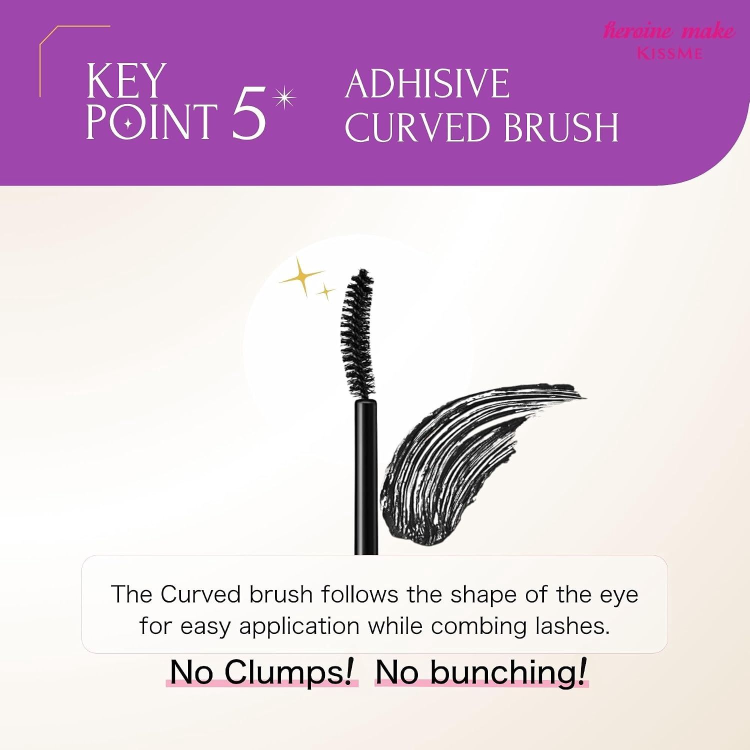 Heroine Make KissMe Volume Up Mascara Super WP N #01 Black