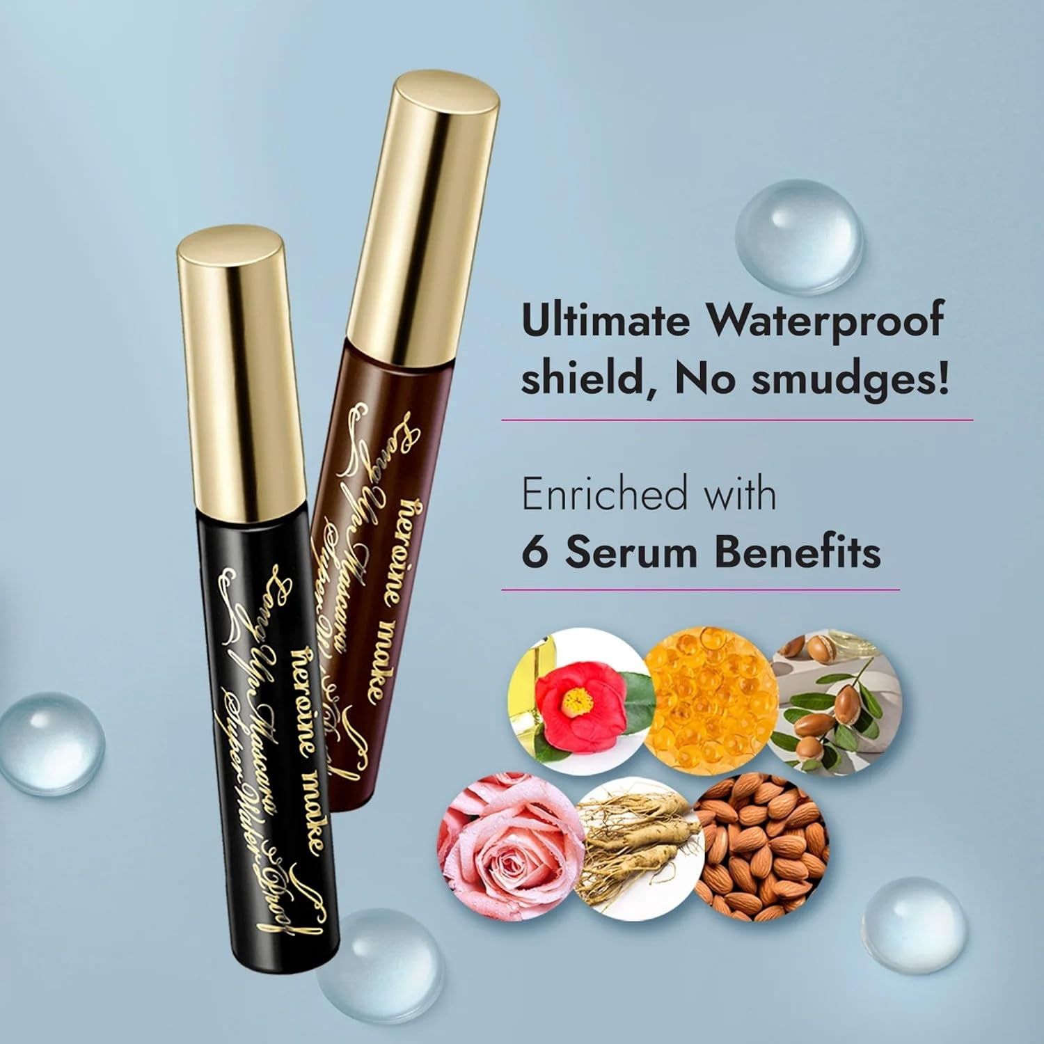 Heroine Make KissMe Long Up Mascara Super WP N #02 Brown