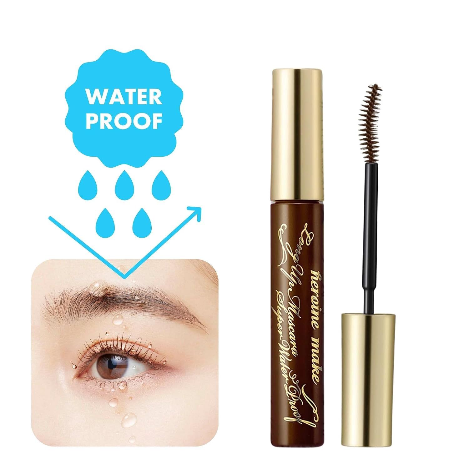 Heroine Make KissMe Long Up Mascara Super WP N #02 Brown