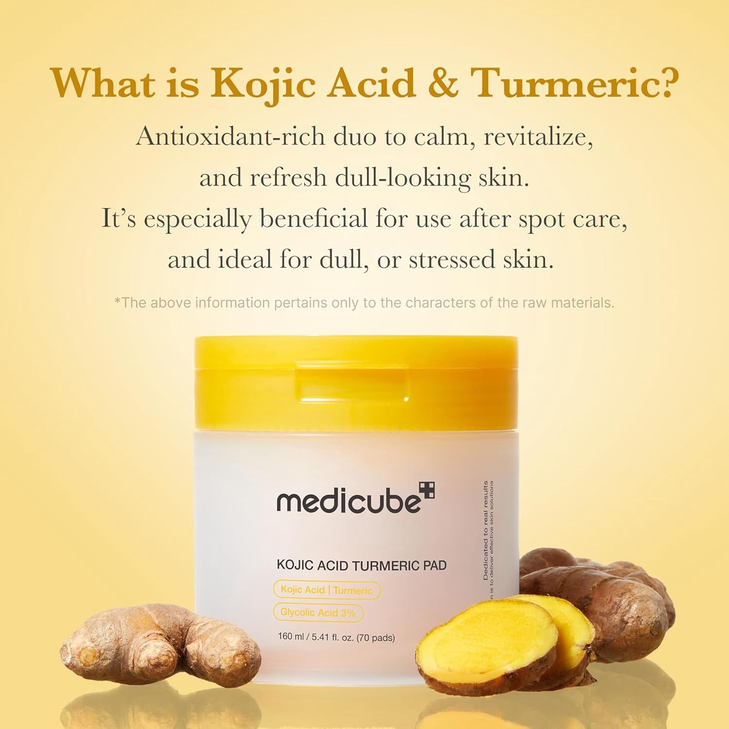 Medicube Kojic Acid Turmeric Pad - 70pcs