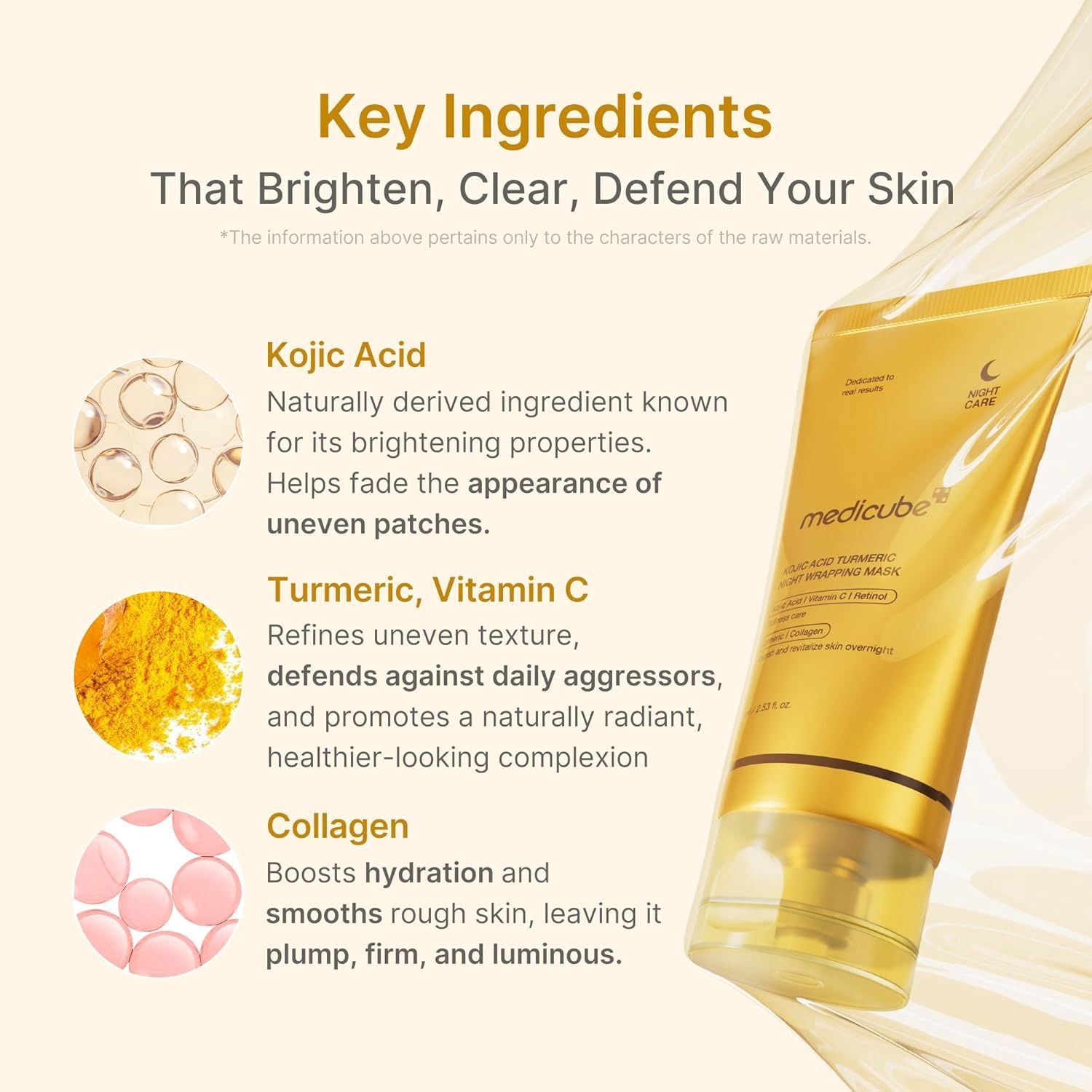 Medicube Kojic Acid Turmeric Night Wrapping Mask 2.0 75ml