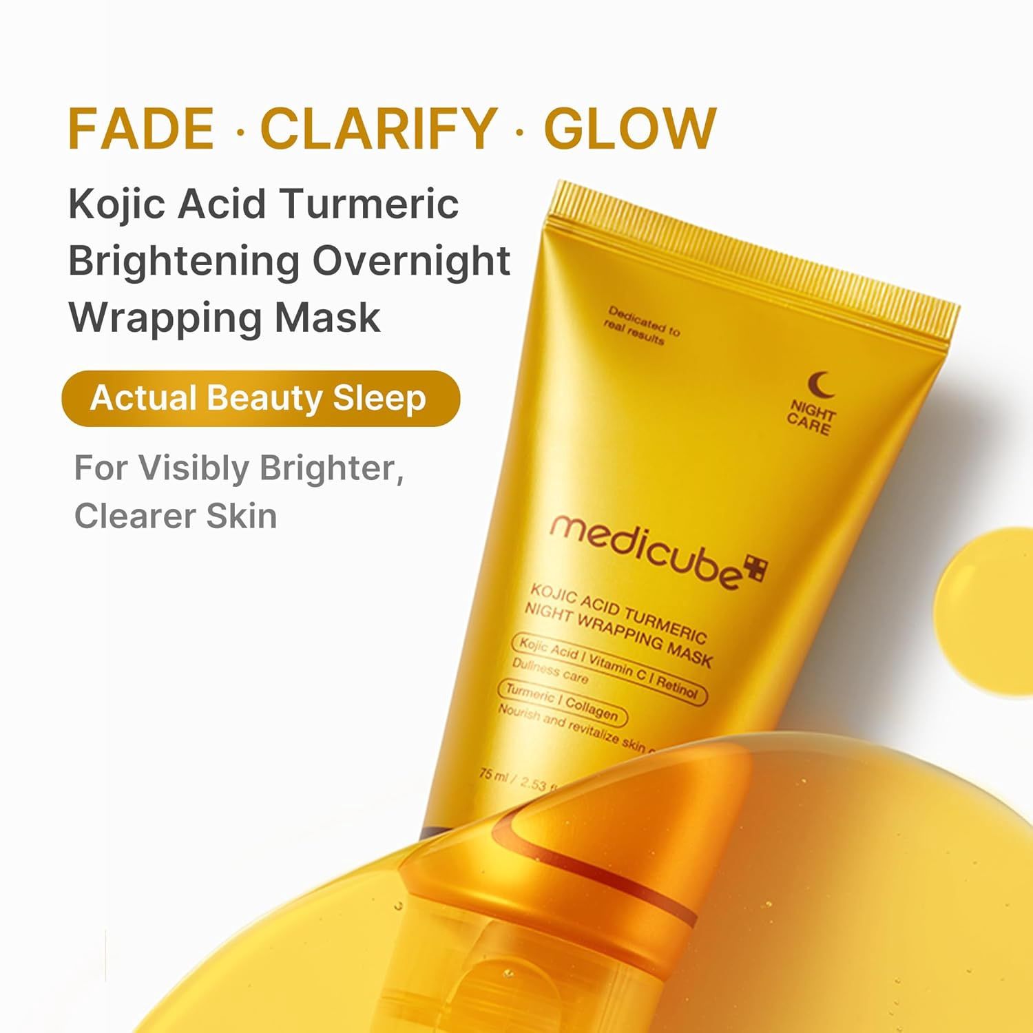 Medicube Kojic Acid Turmeric Night Wrapping Mask 2.0 75ml