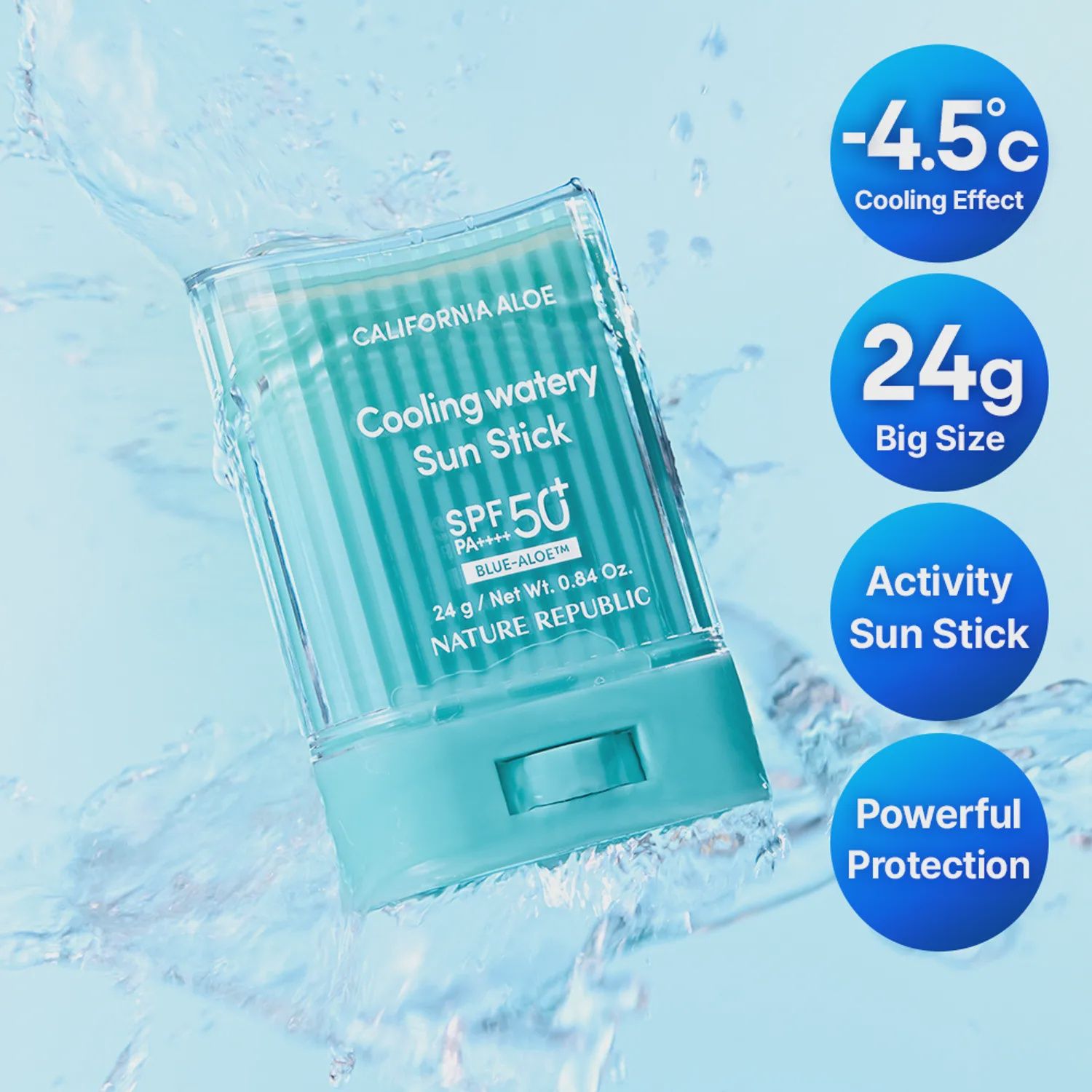 Nature Republic California Aloe Sun Stick - Cooling Watery