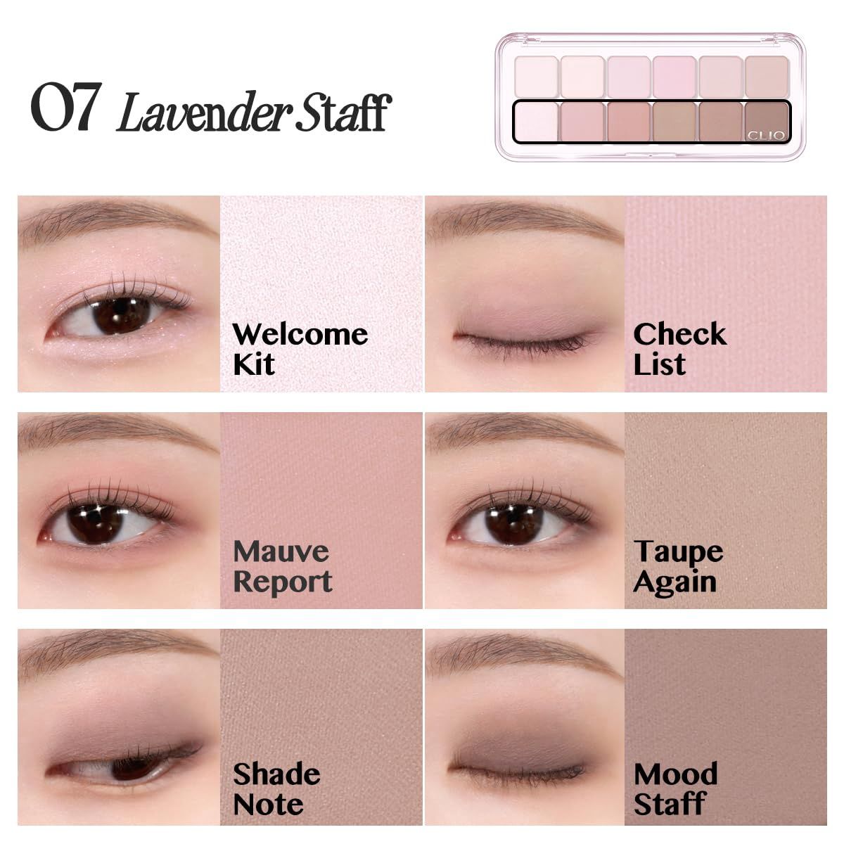 Clio Pro Eye Palette Air #07 Lavender Staff