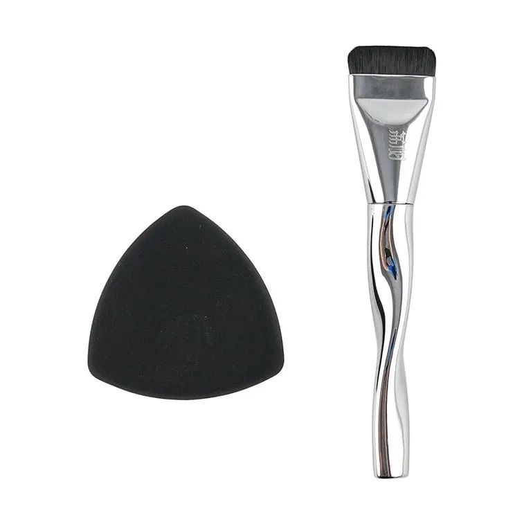 LiShu Foundation Brush 1pc + Make Up Puff 1pc Limited Set