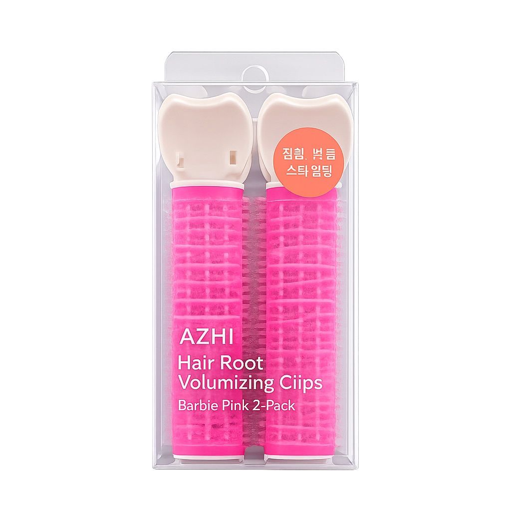 AZHI Hair Root Volumizing Clips - Barbie Pink (2-Pack)