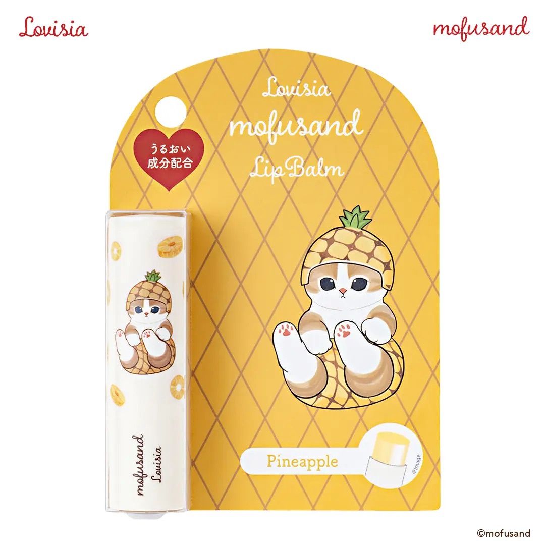Bee Cruise Mofusand Lip Cream - Pineapple Nyan (Limited)