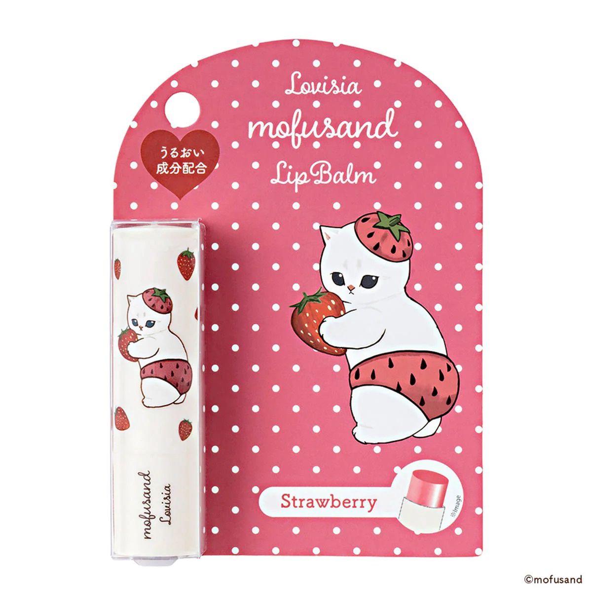 Bee Cruise Mofusand Lip Cream - Strawberry Nyan (Limited)