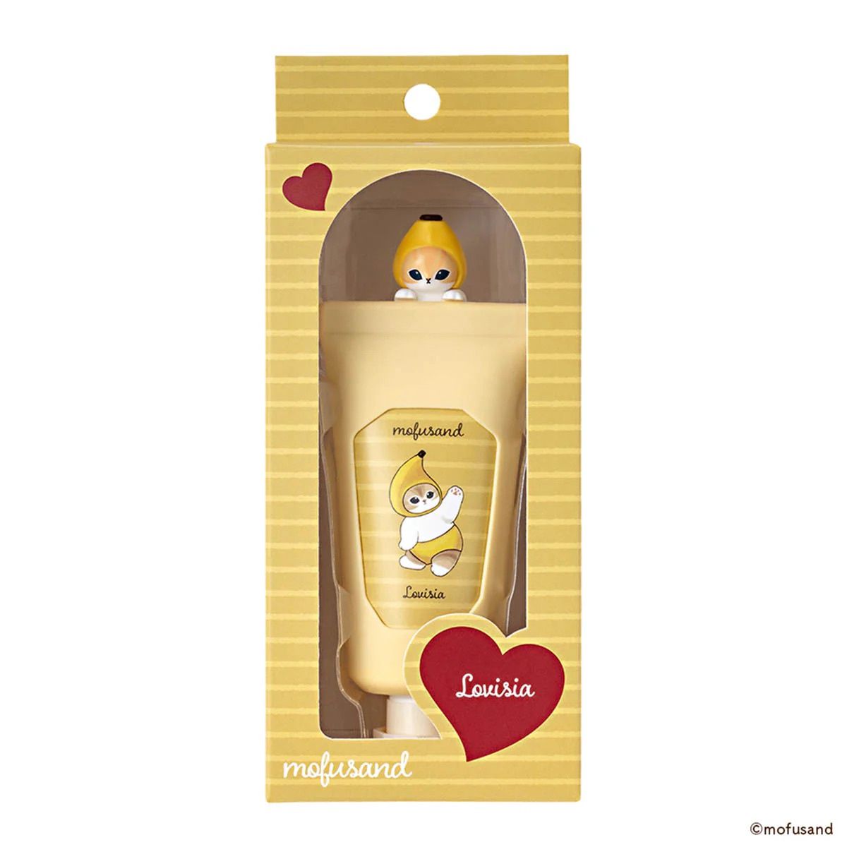Bee Cruise mofusand Mascot Hand Cream - Banana Nyan (Limited)