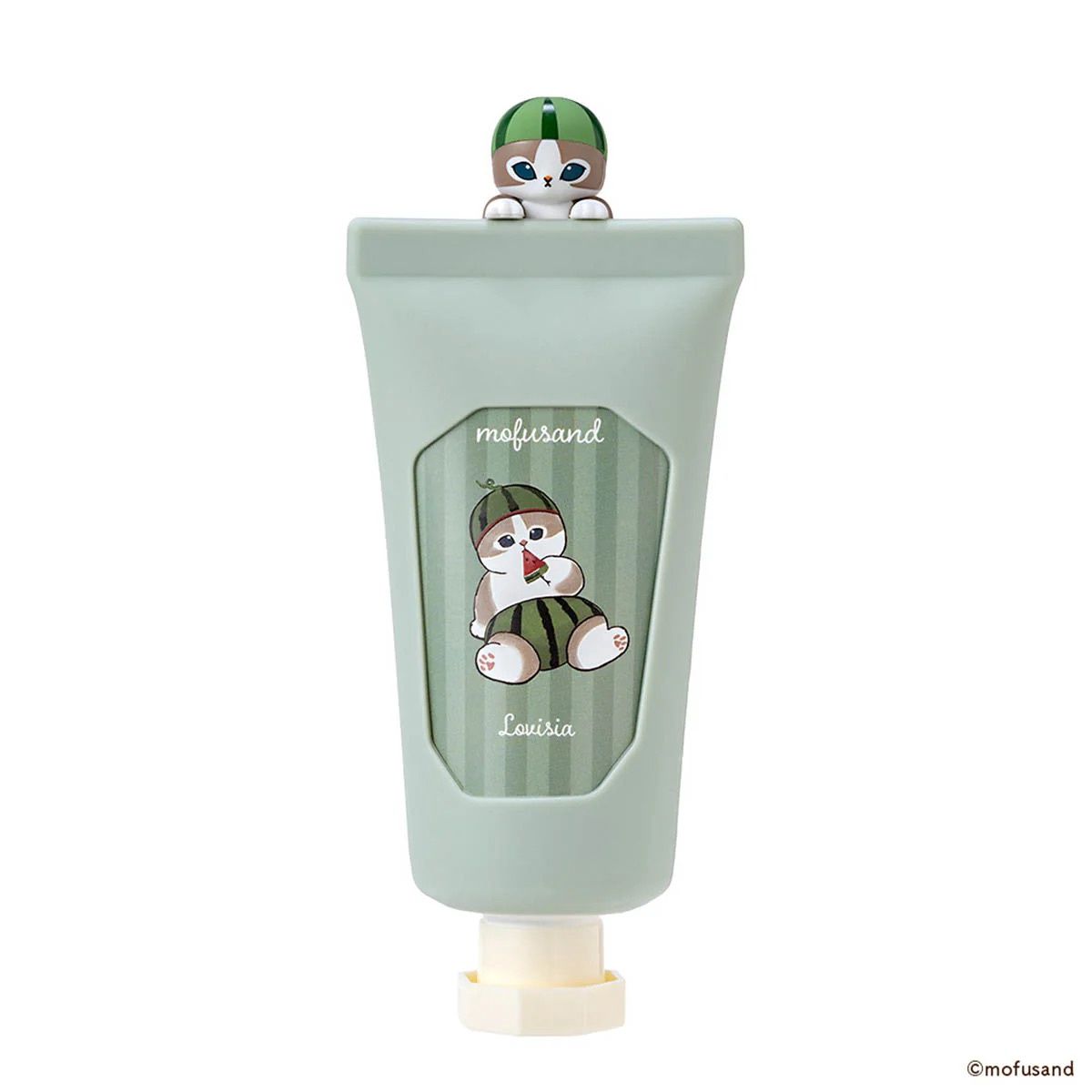 Bee Cruise mofusand Mascot Hand Cream - Watermelon Nyan (Limited)