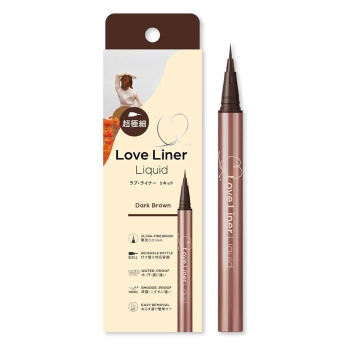 MSH Love Liner Ultra Fine Liquid Eyeliner - Dark Brown