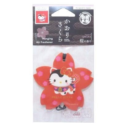 Kaori-Uchiwa Paper Air Freshener - Sakura (Hello Kitty) Limited