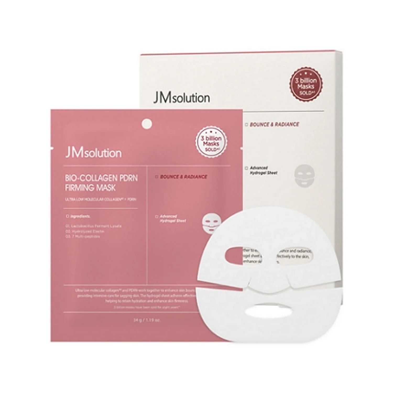 JM Solution Bio-Collagen Firming Mask 4 Sheets/Box