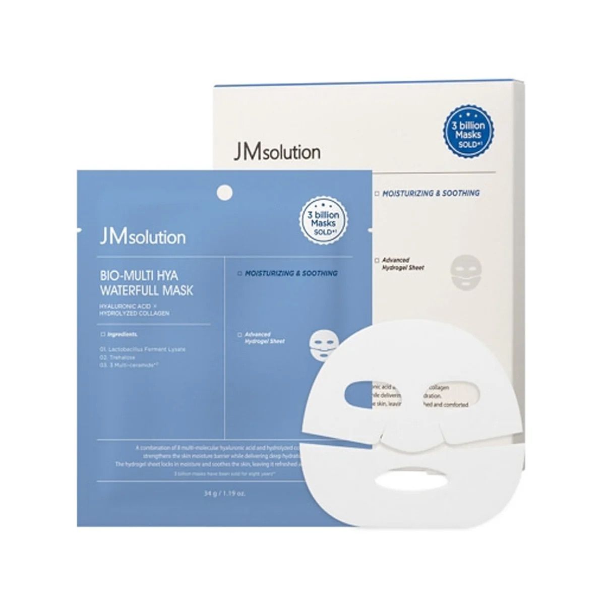 JM Solution Bio-Multi Hya Waterfull Mask 4 Sheets/Box
