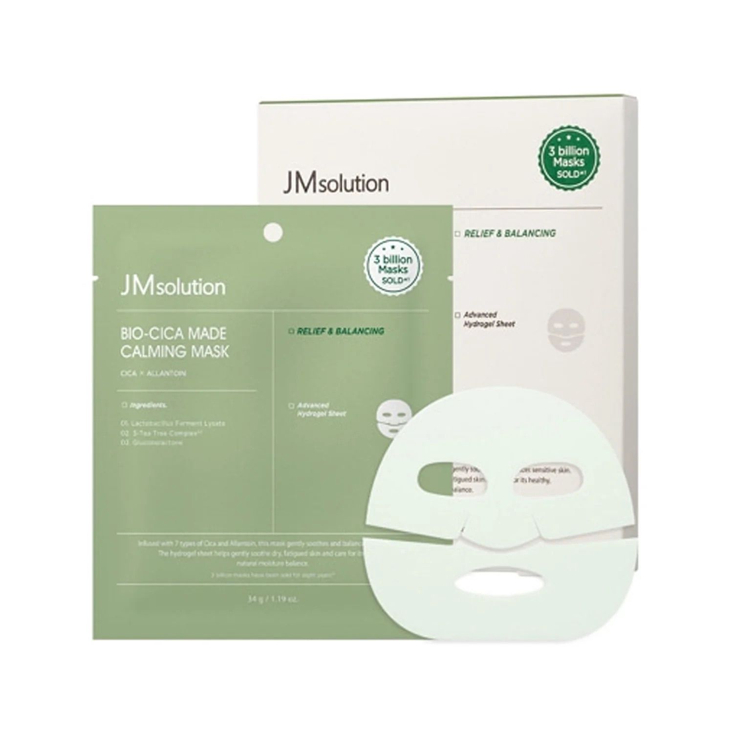 JM Solution Bio-Cica Made Calming Mask 4 Sheets/Box