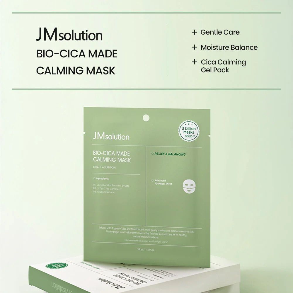 JM Solution Bio-Cica Made Calming Mask 4 Sheets/Box