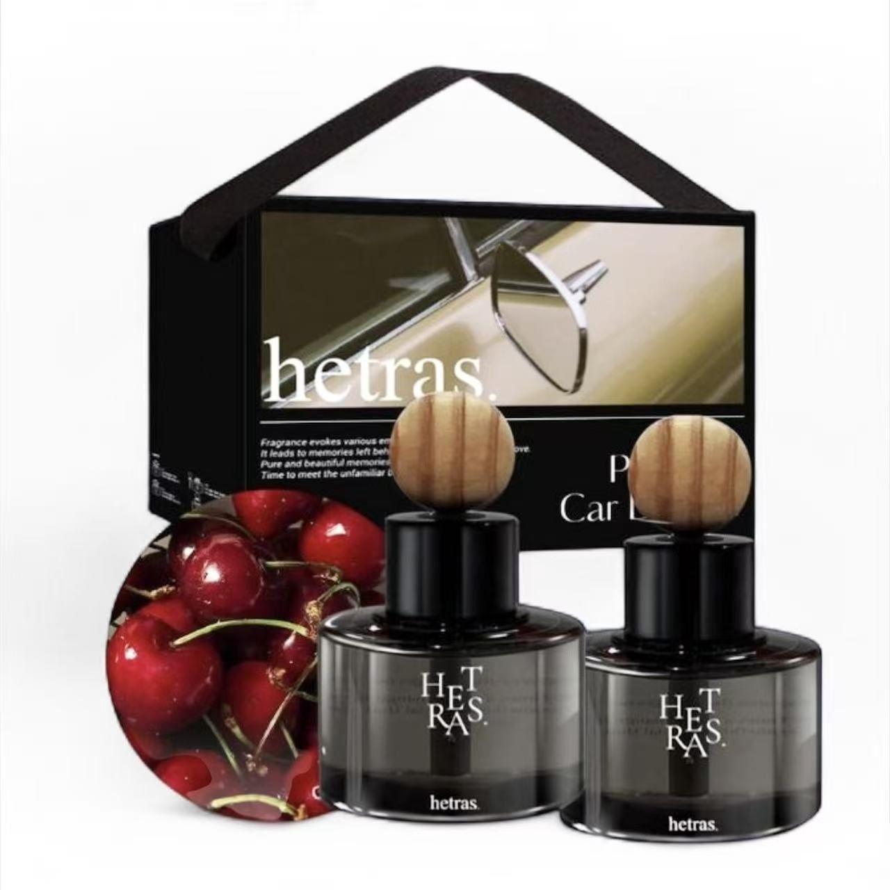 Hetras Premium Car Diffuser Set #01 Black Cherry
