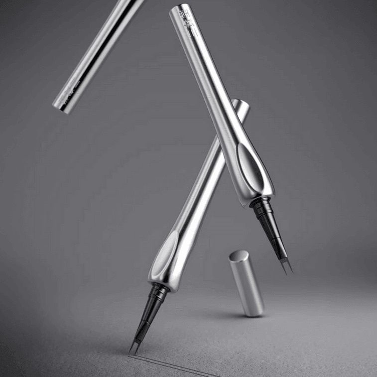 Censto Fork-Tip Precision Liquid Brow #03 Soft Gray Black