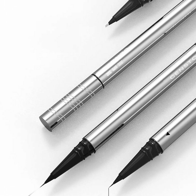 Censto Dual-Ended Liquid Eyeliner &amp; Corrector Pen #01 Black