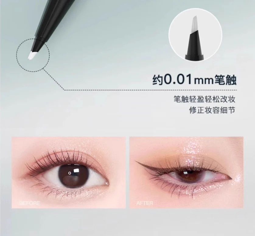Censto Dual-Ended Liquid Eyeliner &amp; Corrector Pen #01 Black
