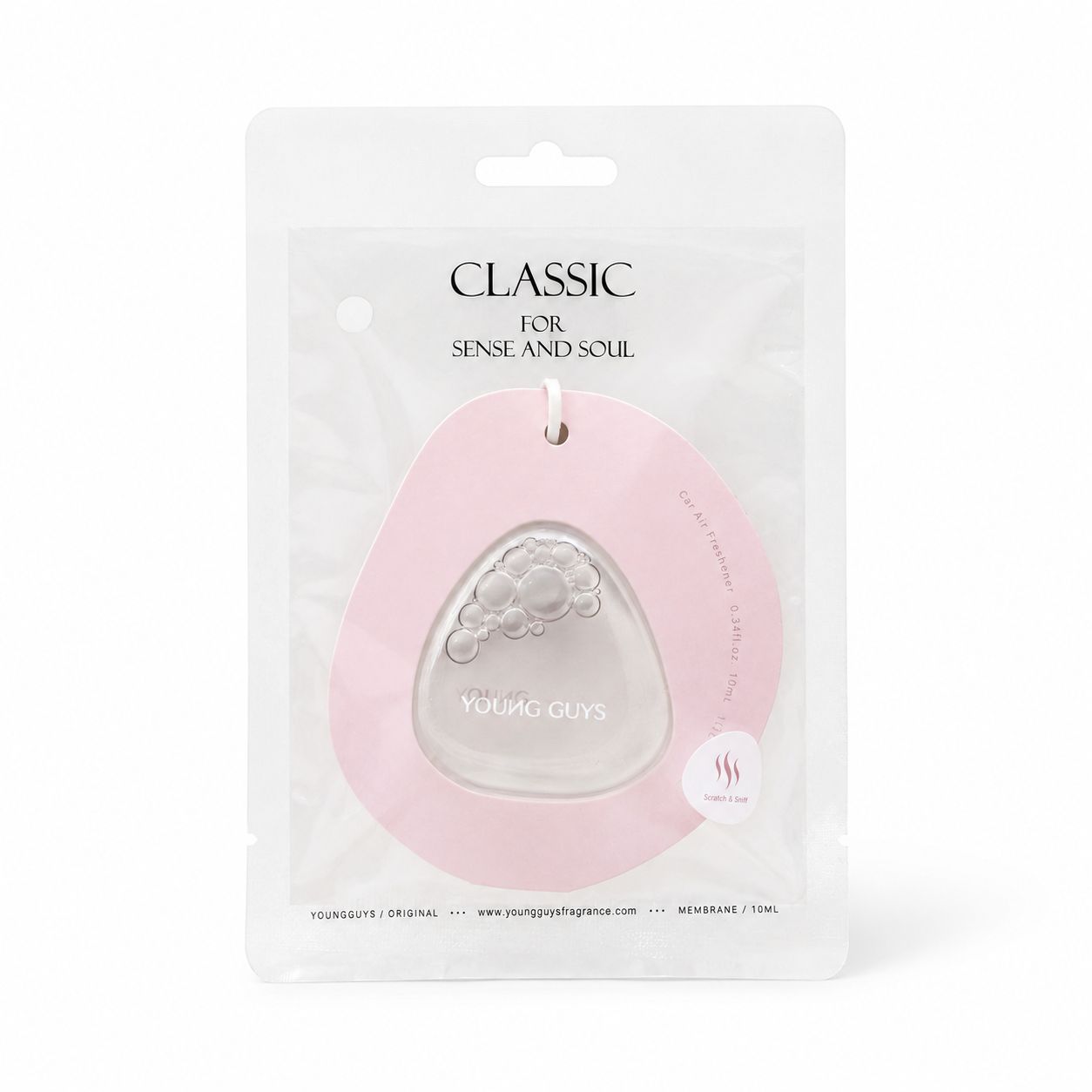 Young Guys Hanging Car Air Freshener 10ml – Soft Floral Scent