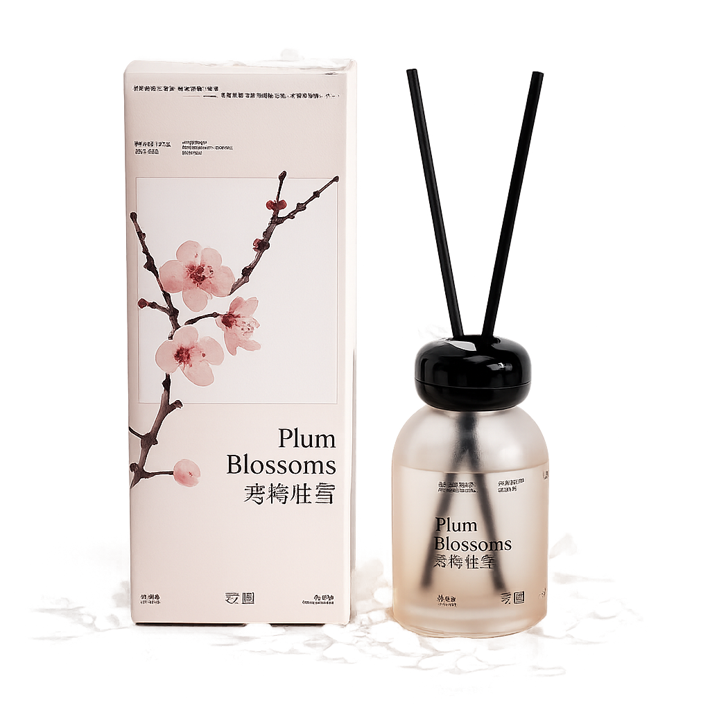 Xunyu Plum Blossom Reed Diffuser 100ml (Flameless)