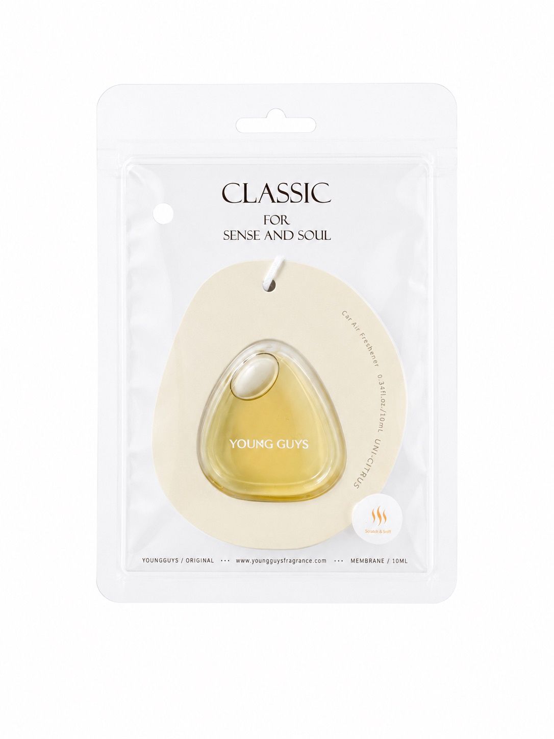 Young Guys Hanging Car Air Freshener 10ml – Citrus Story