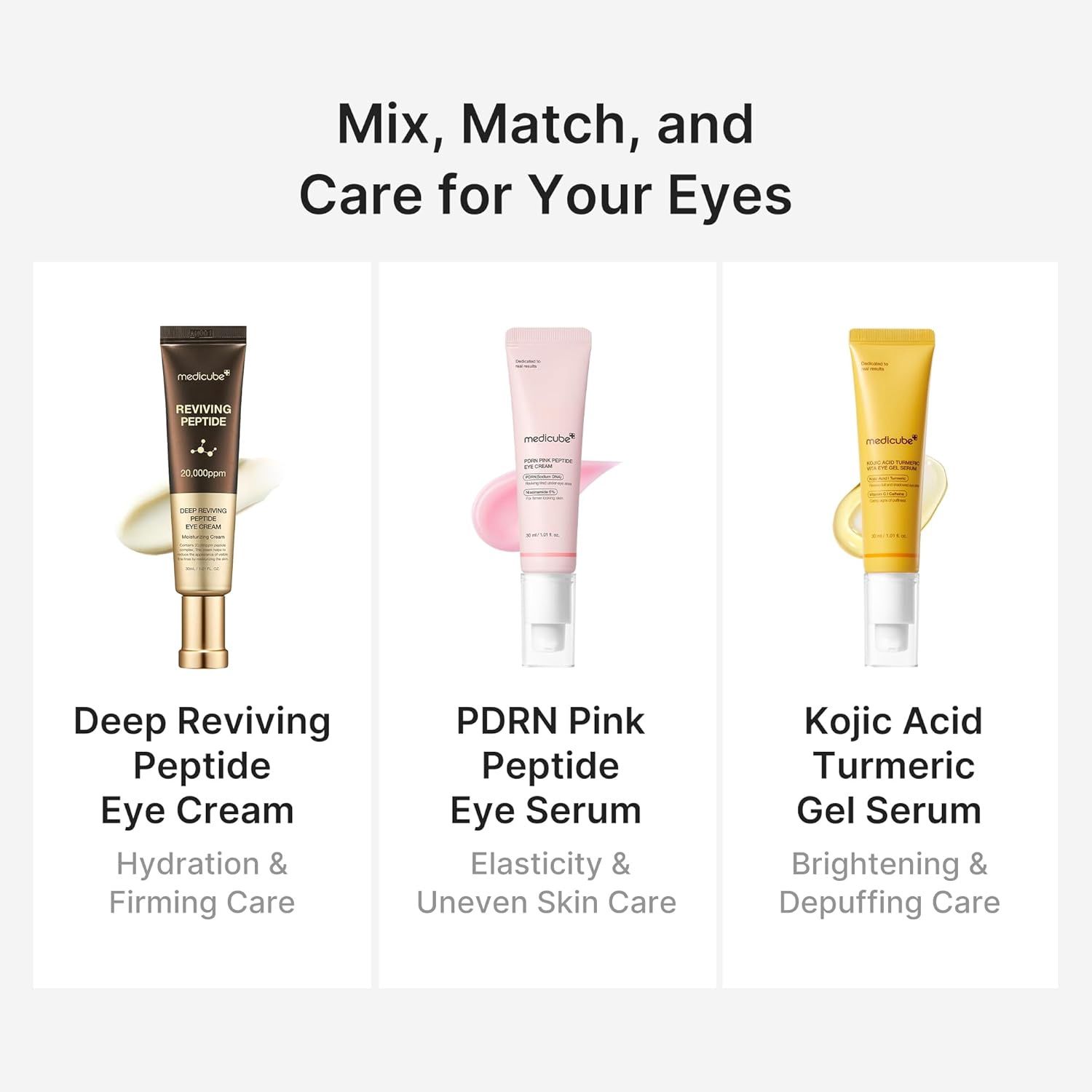 Medicube Kojic Acid Turmeric Vita Eye Gel Serum 30ml