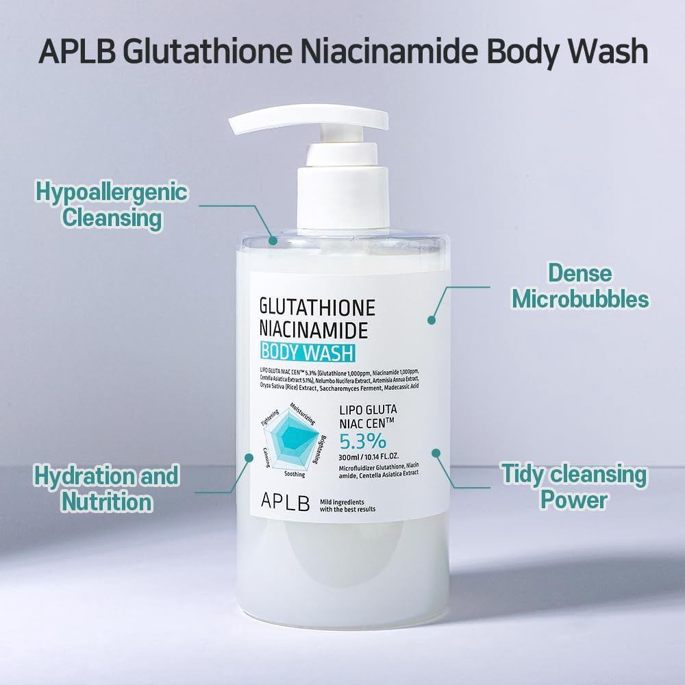 APLB Glutathione Niacinamide Body Wash 300ml