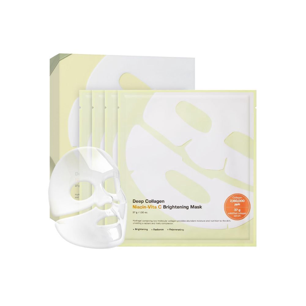 Sungboon Editor Deep Collagen Niacin Vita C Brightening Mask 4 Sheets