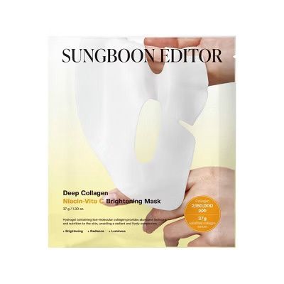 Sungboon Editor Deep Collagen Niacin Vita C Brightening Mask 1 Sheet