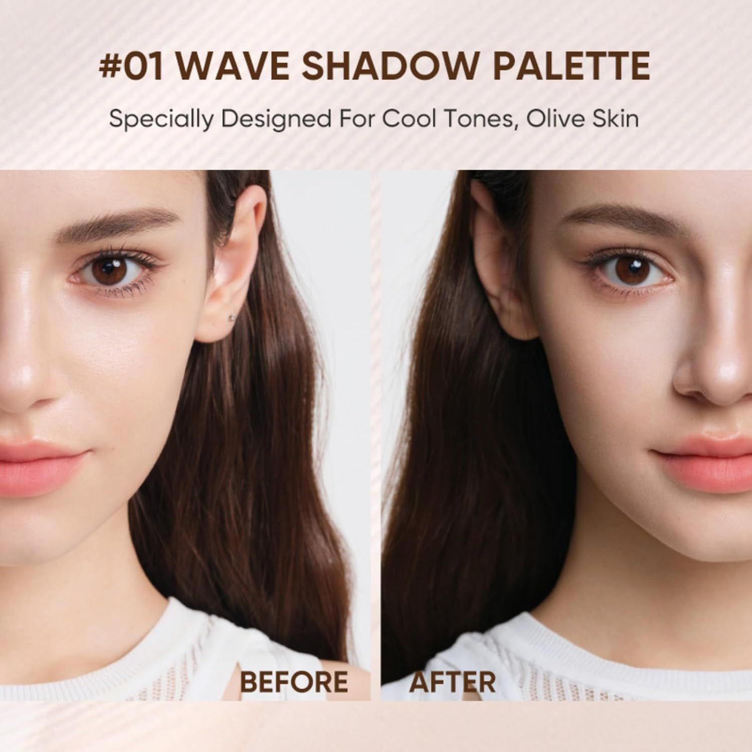 Judydoll 2 in 1 Highlighter &amp; Contour Palette #01 Waves Shadow