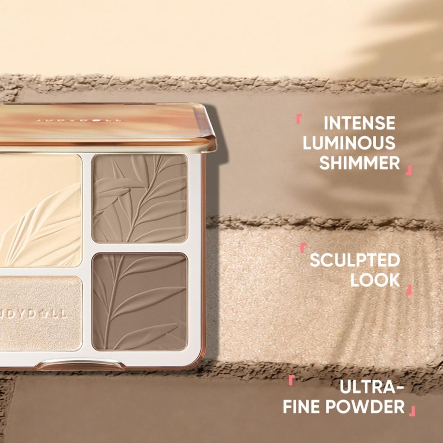 Judydoll 2 in 1 Highlighter &amp; Contour Palette #02 Tree Shadow