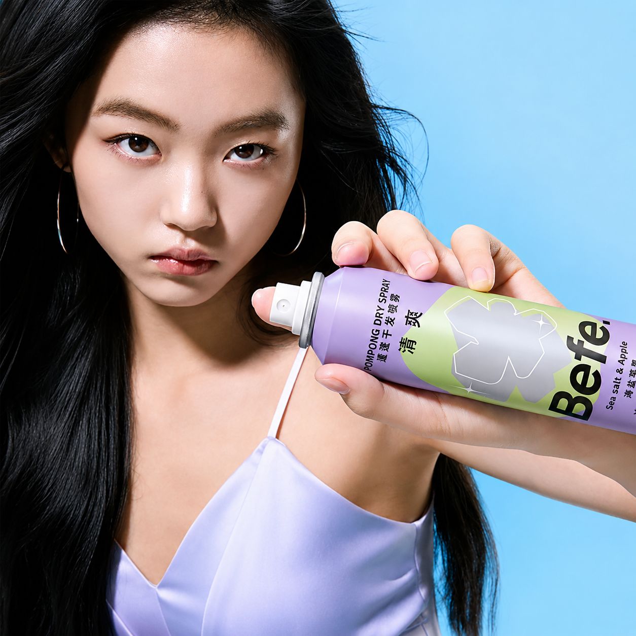 BEFE Volumizing Pompong Dry Shampoo Spray - Sea Sale &amp; Apple 200ml