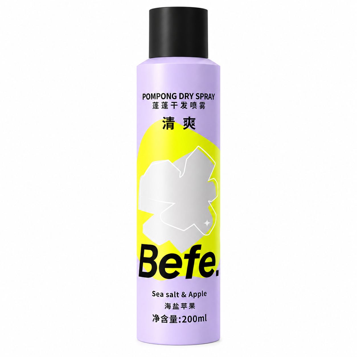 BEFE Volumizing Pompong Dry Shampoo Spray - Sea Sale &amp; Apple 200ml