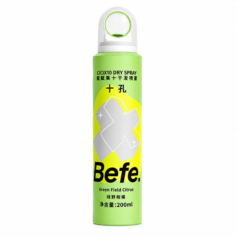 BEFE CICI x 10 Dry Shampoo Spray - Green Field Citrus 200ml
