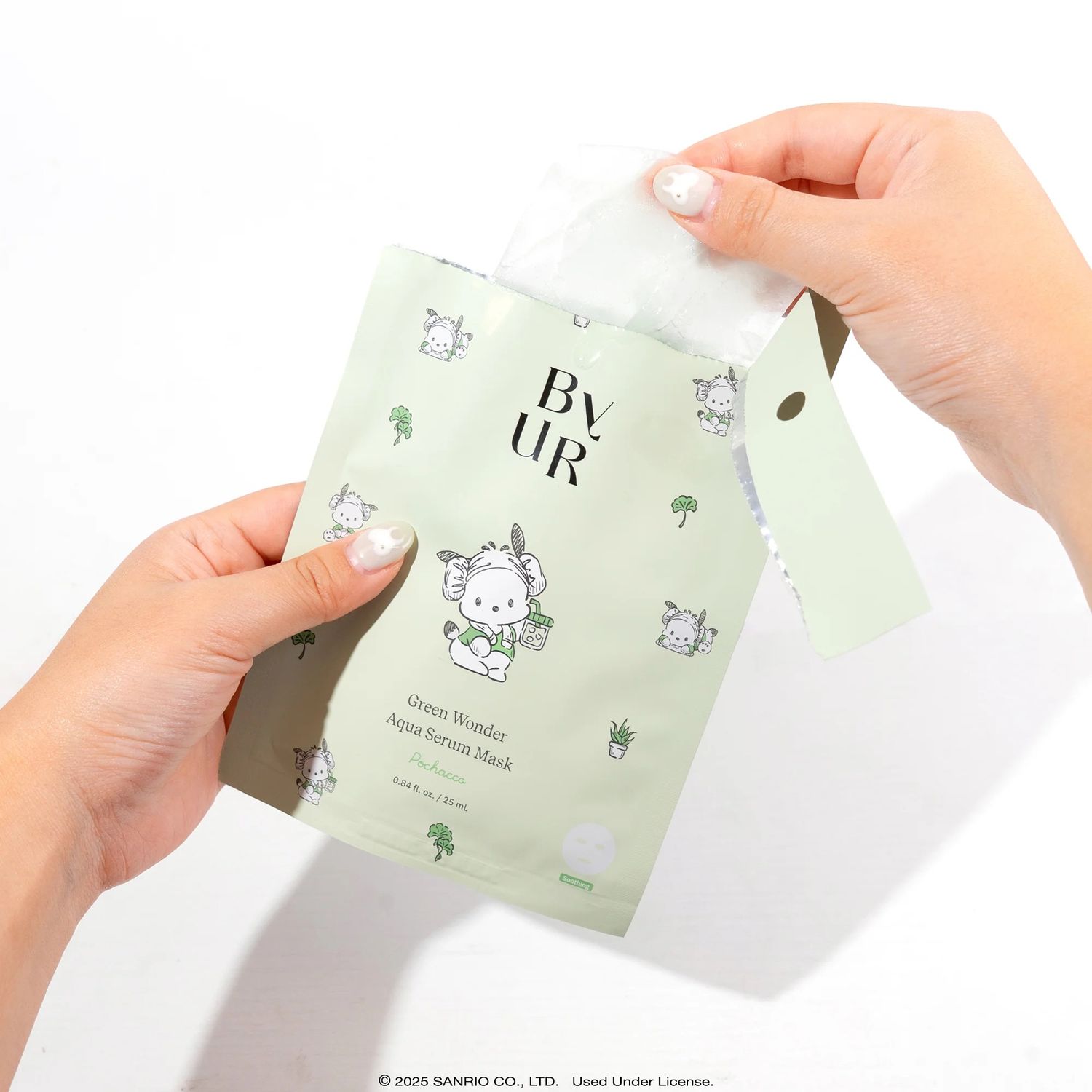 ByUR Hello Kitty&amp;Friends Green Wonder Aqua Serum Mask  V1 - 4 Sheets