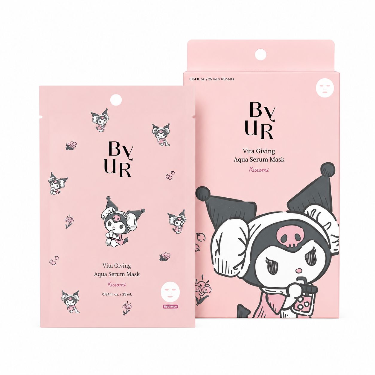 ByUR Hello Kitty&amp;Friends Vita Giving Aqua Serum Mask V1 - 4 Sheets